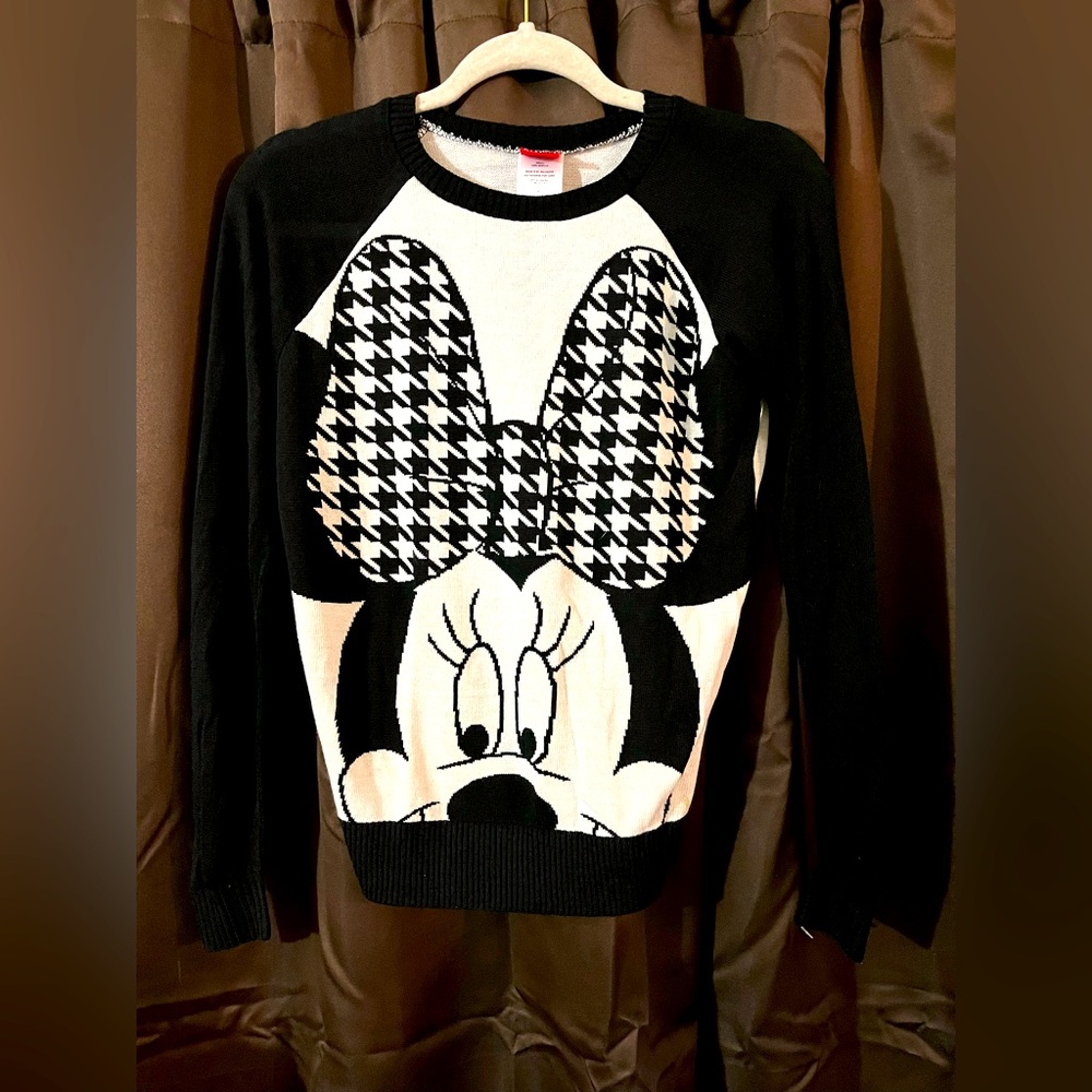 Disney brand Minnie Mouse sweater top, Size Small